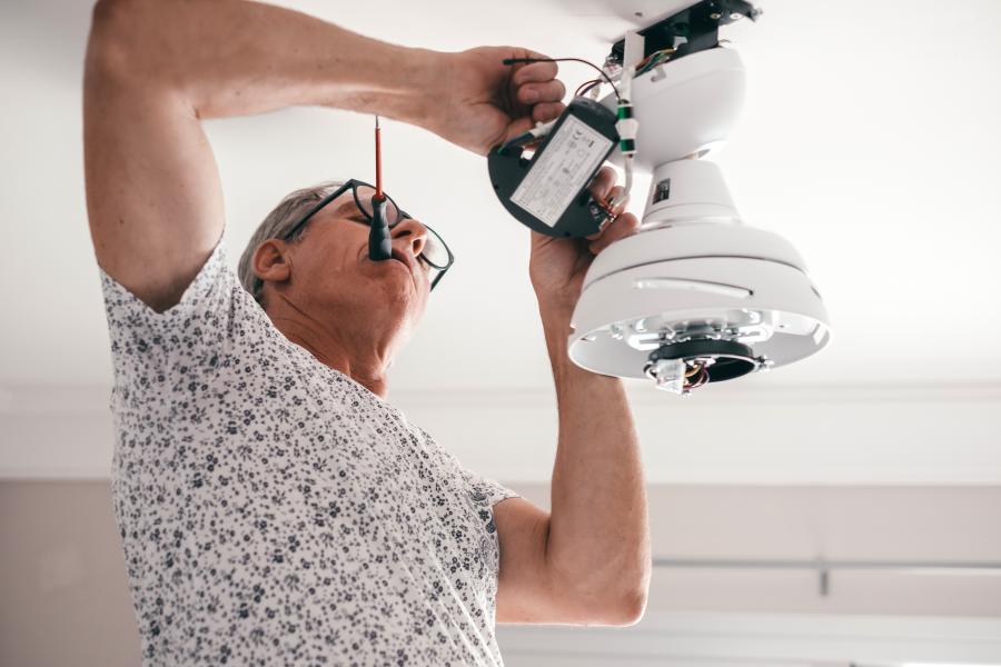 Is a ceiling fan installation a DIY project?