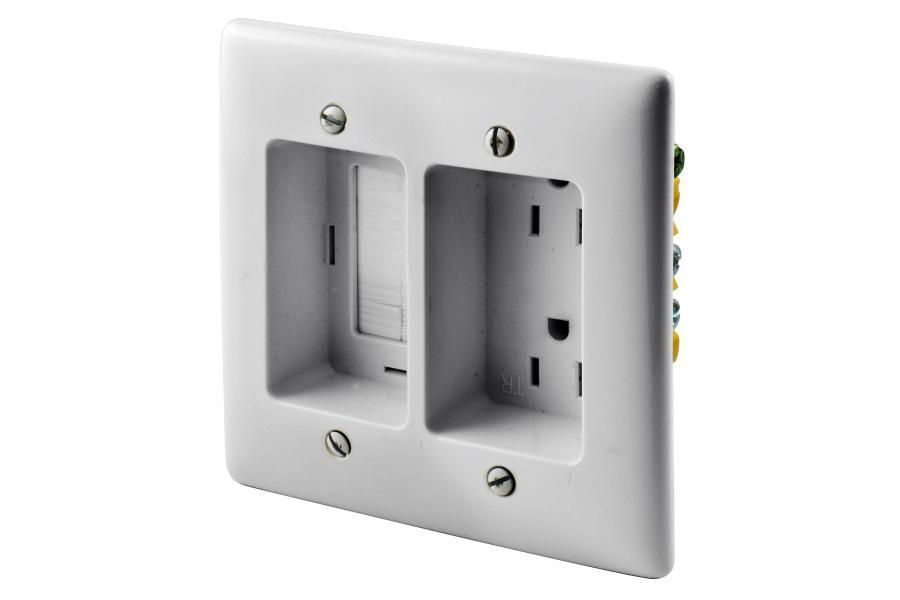 Make life easier with recessed outlets